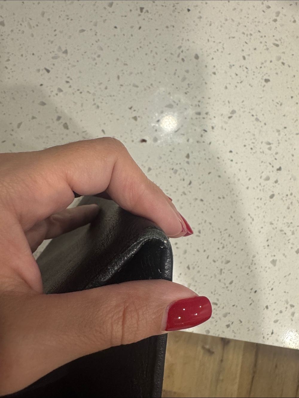 Saint Laurent Black Leather YSL Logo Wallet - Picture 4 of 4